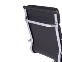 Silla de oficina Task de cuero italiano con respaldo alto | Diseño elegante