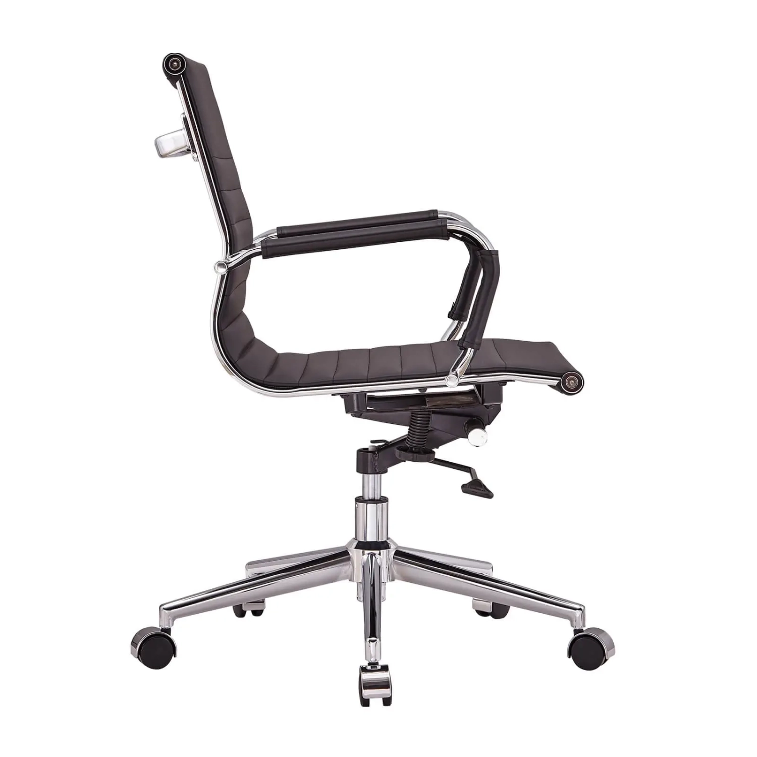 Task Low-Back Italian Leather Office Chair | Stil & Komfort