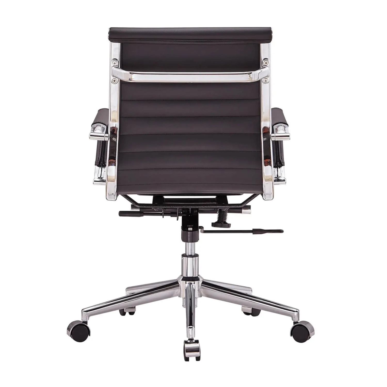Task Low-Back Italian Leather Office Chair | Stil & Komfort