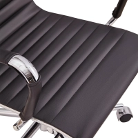 Task Low-Back Italian Leather Office Chair | Style & Comfort