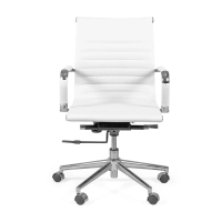 Task Low-Back Italian Leather Office Chair | Stil & Komfort