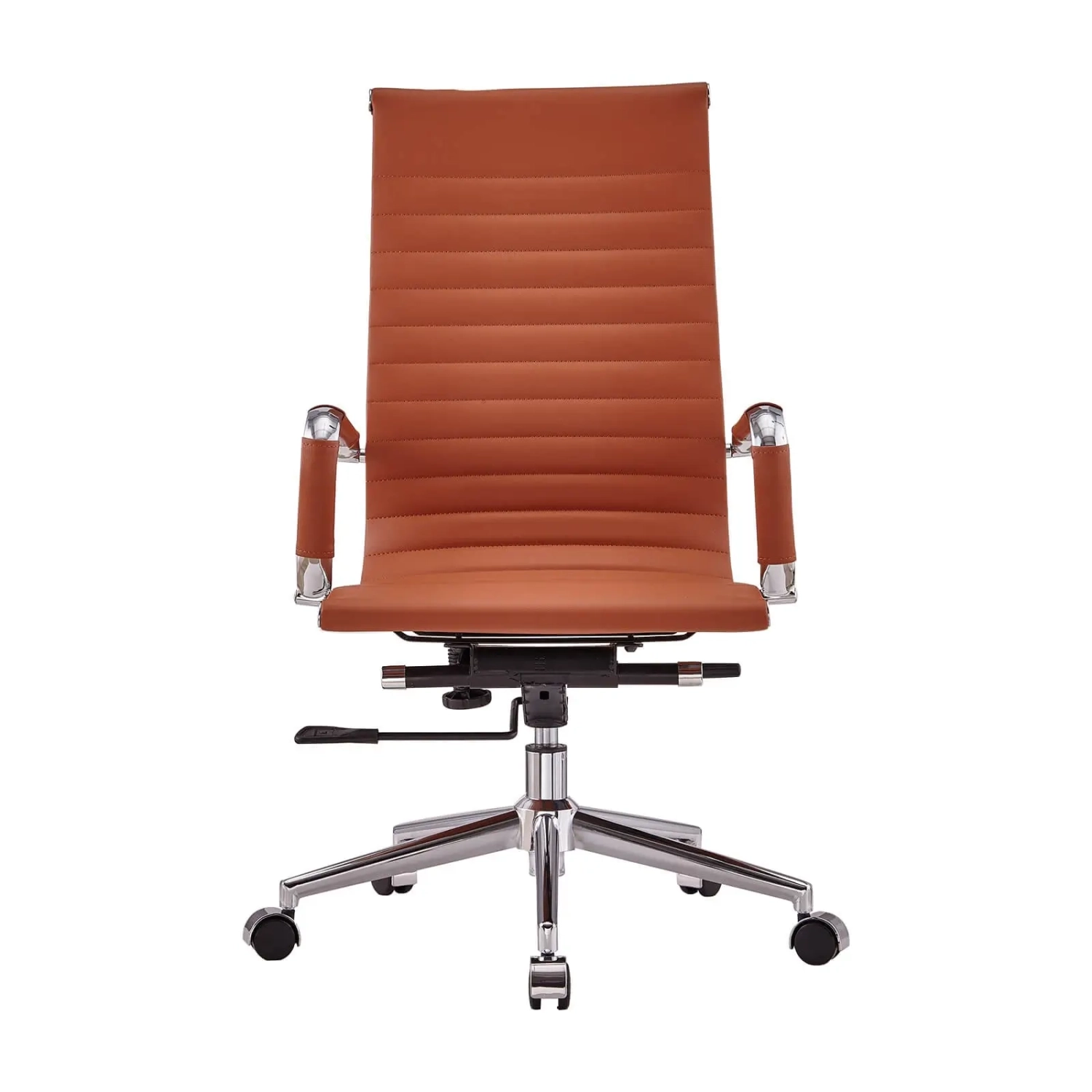 Task Hoge Rug Italiaanse Leren Bureaustoel | Ergonomie & Professionele Stijl