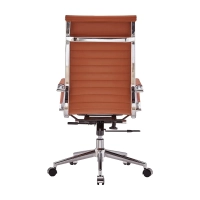 Task Kontorsstol i italienskt läder med hög rygg | Ergonomi och professionell stil