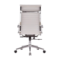 Úkolová italská kožená kancelářská židle s vysokým opěradlem | Ergonomie a profesionální styl