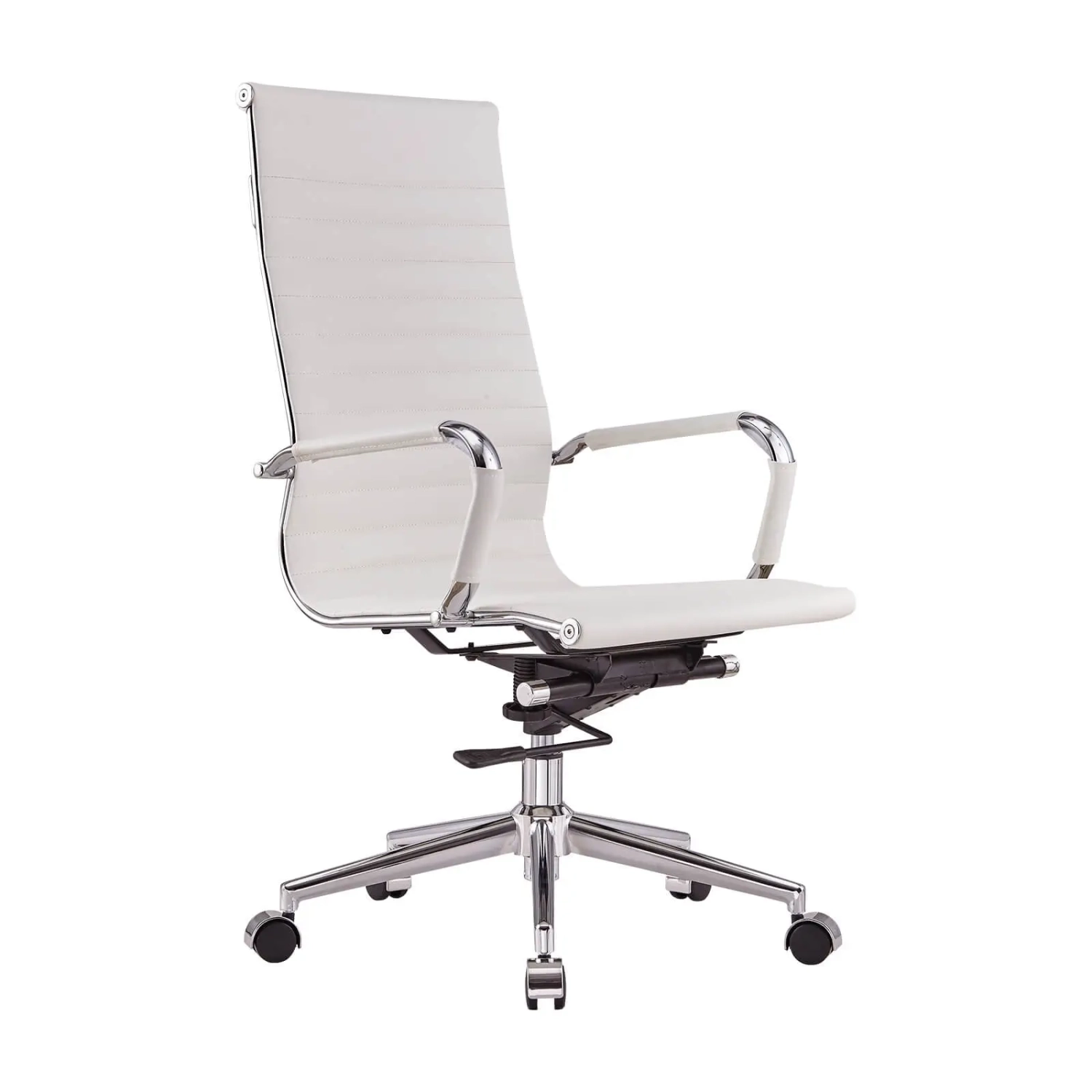 Task Hochlehner Bürostuhl aus italienischem Leder | Ergonomie & Professioneller Stil