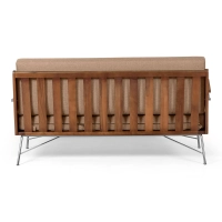 Industriële Sofa Daneu bekleed met katoen - Houten Sofas - Mobelarium