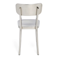 Delawere chair in stainless steel : Elegant industrial design