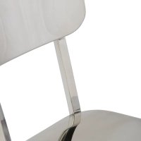 Sedia Delawere in acciaio inossidabile: elegante design industriale