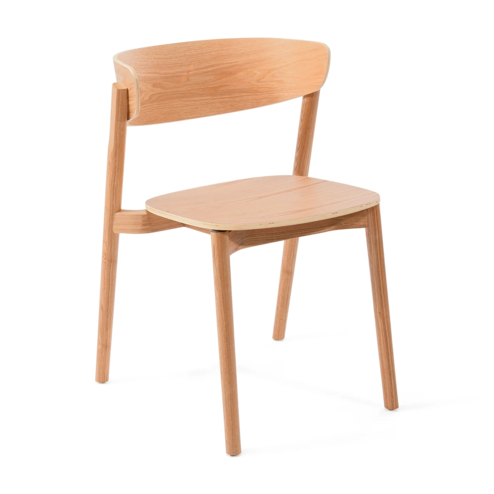Ruokapöydän tuoli Notorius luonnon saarni | Elegantti design skandinaavinen