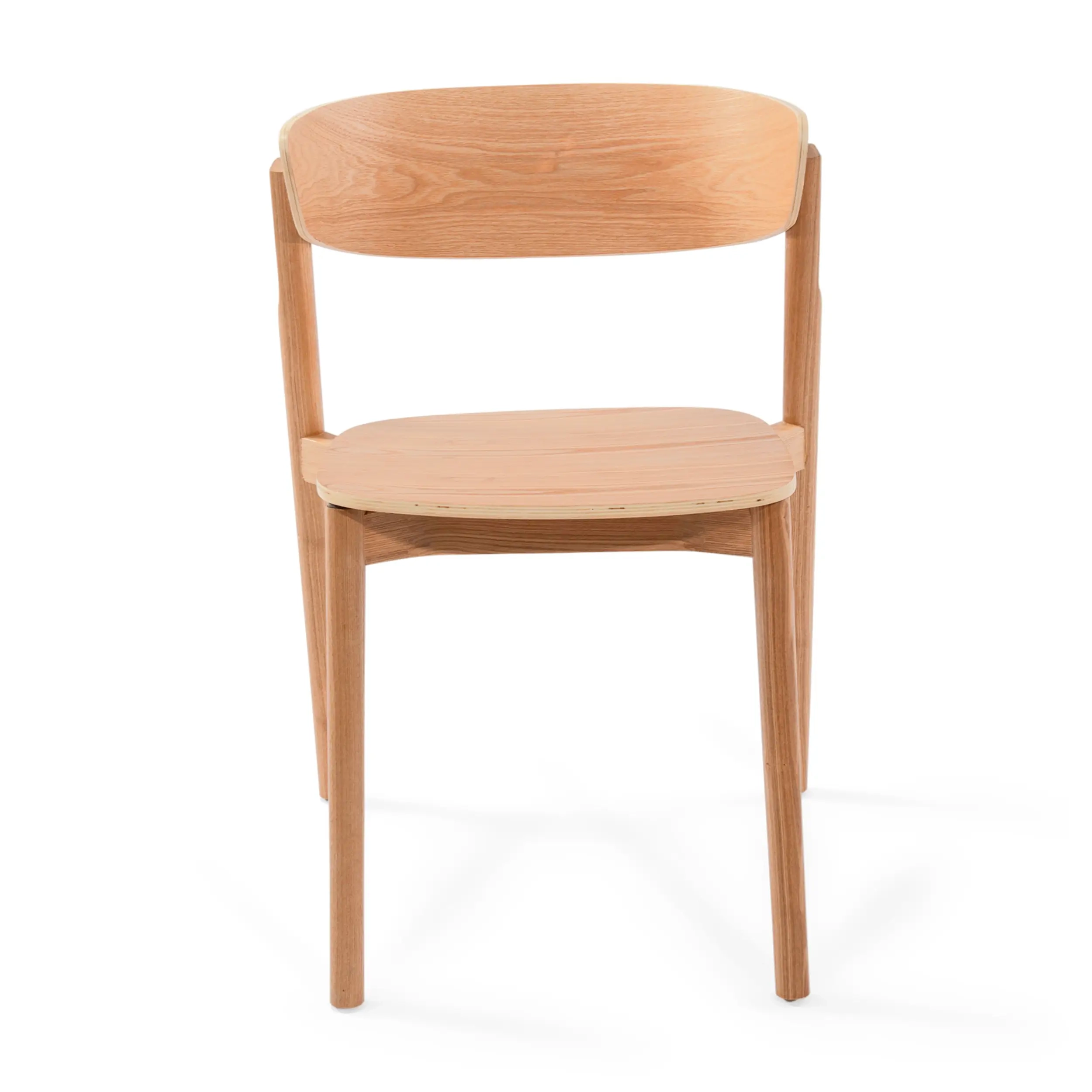 Silla de comedor de fresno natural Notorius | Diseño nórdico elegante