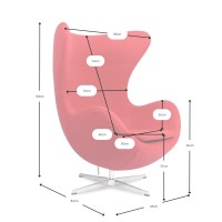 Inspiration vom Egg Chair Sessel – Premium Modern Sessel – Mueble Design