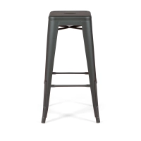 Bistro tabouret industriel Matt 76CM blanc - Tabourets et chaises industriels