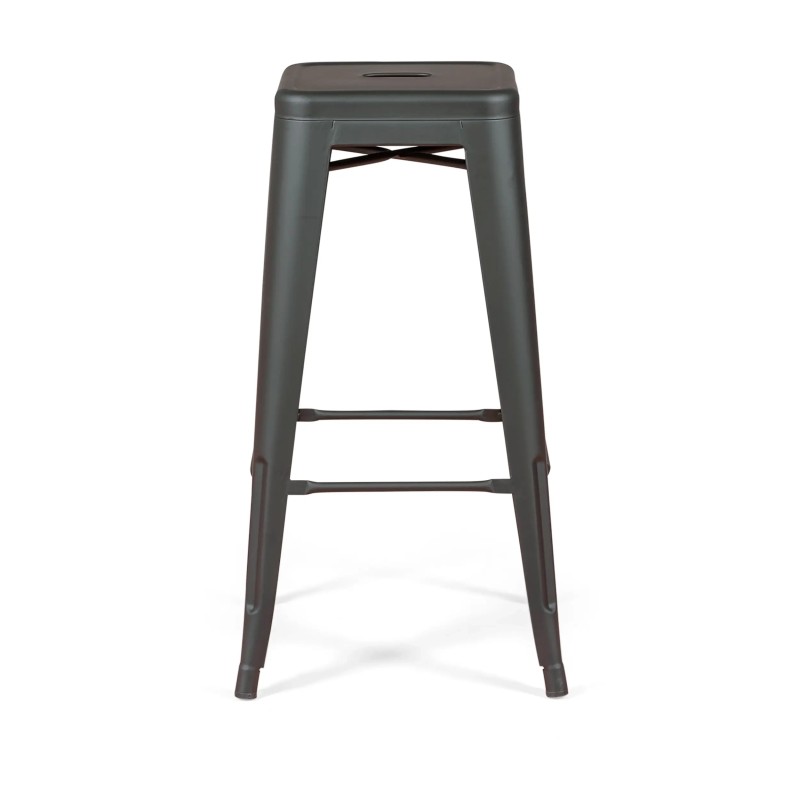 Bistro tabouret industriel Matt 76CM blanc - Tabourets et chaises industriels