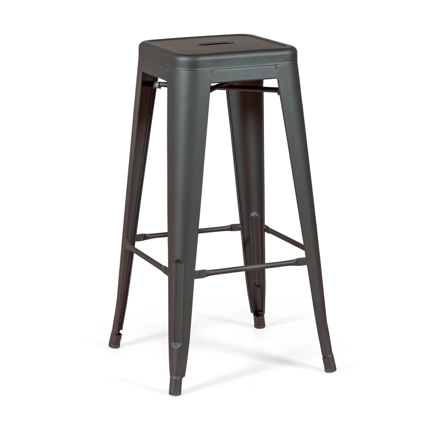 Bistro tabouret industriel Matt 76CM blanc - Tabourets et chaises industriels
