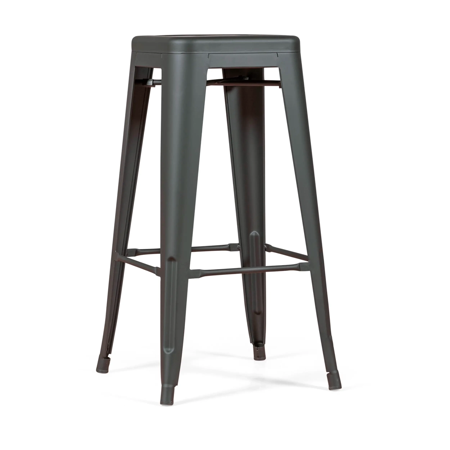 Bistro industriehocker Matt 76CM weiß - Industriehocker und Stühle