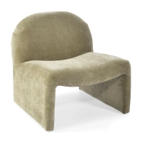 Poltrona imbottita di design Basel, stile minimalista e confortevole
