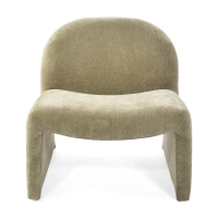 Poltrona imbottita di design Basel, stile minimalista e confortevole