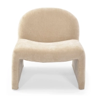 Möblerad designfåtölj Basel, minimalistisk och bekväm stil