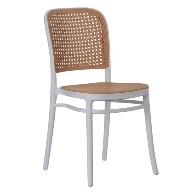 Sedia impilabile Moulin in rattan sintetico