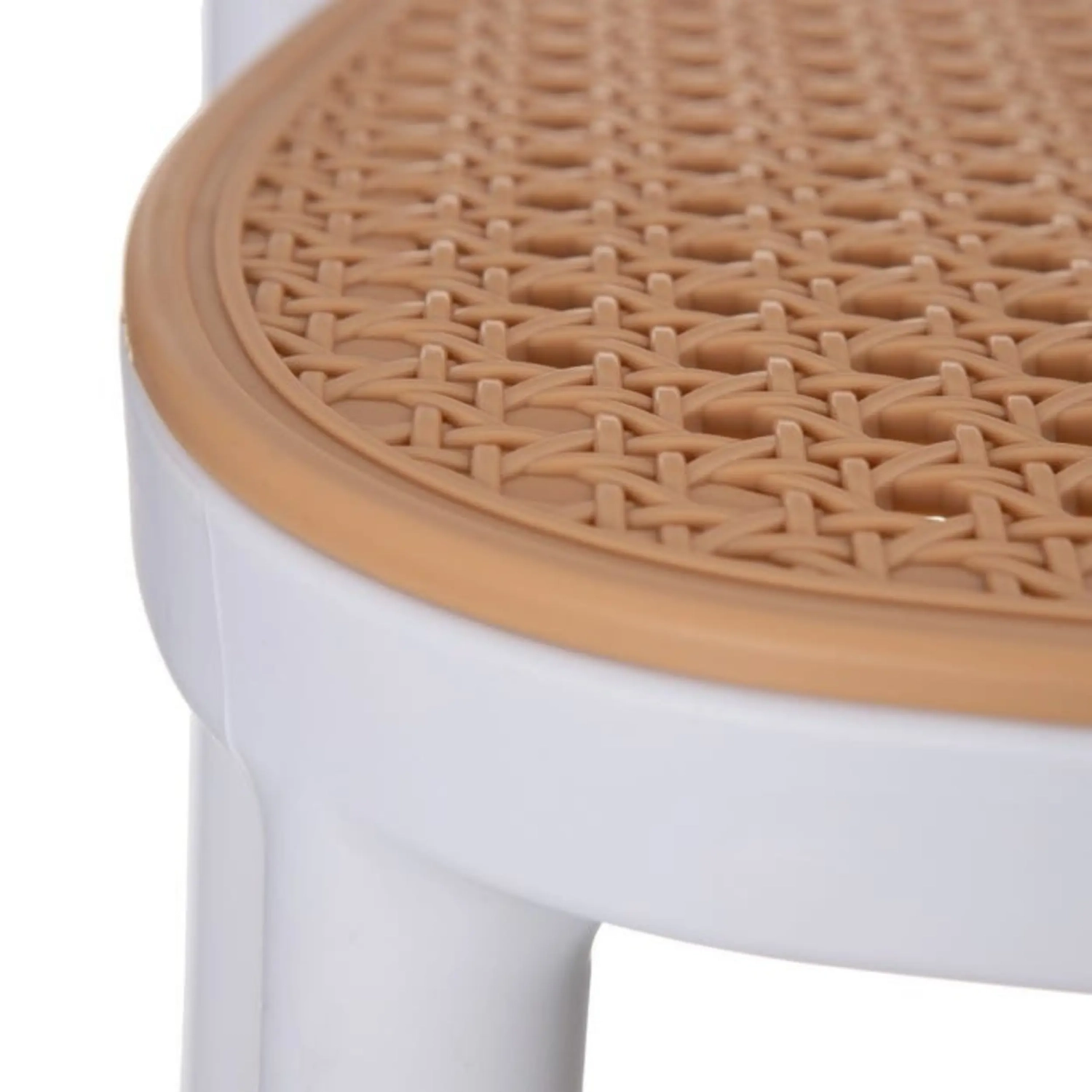Sedia Moulin Vintage in rattan sintetico | Sedia impilabile per interni ed esterni