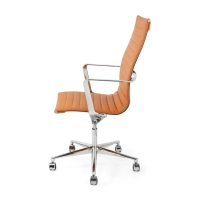 Fauteuil de bureau « Task Executive » à dossier haut en cuir | Fauteuil de bureau ergonomique haut de gamme