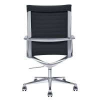 Sedia da ufficio Task Executive con schienale alto in pelle | Sedia da ufficio ergonomica di alta qualità
