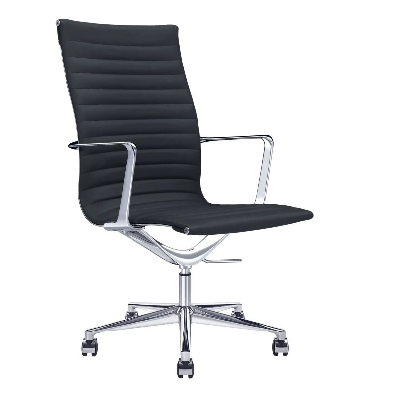 Task Executive Bürostuhl mit hoher Rückenlehne aus Leder | Hochwertiger ergonomischer Bürostuhl