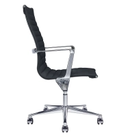 Fauteuil de bureau « Task Executive » à dossier haut en cuir | Fauteuil de bureau ergonomique haut de gamme