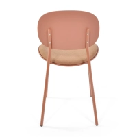 Silla de comedor ergonómica apilable Carlotta | Silla tapizada moderna