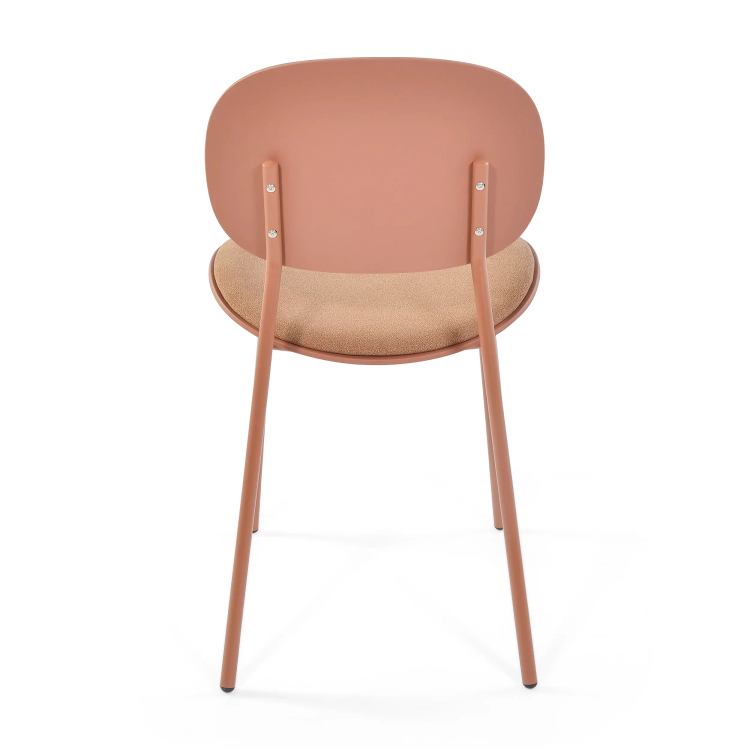 Chaise de salle à manger ergonomique et empilable Carlotta | Chaise rembourrée moderne