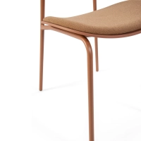 Sedia da pranzo ergonomica impilabile Carlotta | Sedia imbottita moderna