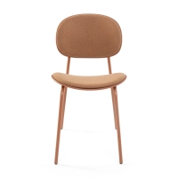 Ergonomischer, stapelbarer Esszimmerstuhl Carlotta | Moderner Polsterstuhl