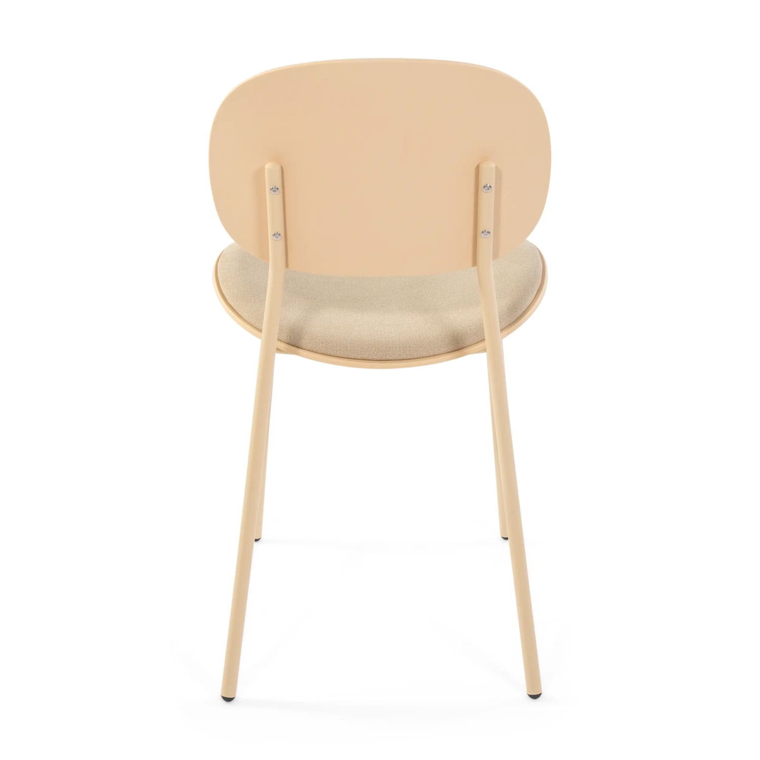 Ergonomisk, stapelbar matstol Carlotta | Modern klädd stol