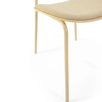Sedia da pranzo ergonomica impilabile Carlotta | Sedia imbottita moderna