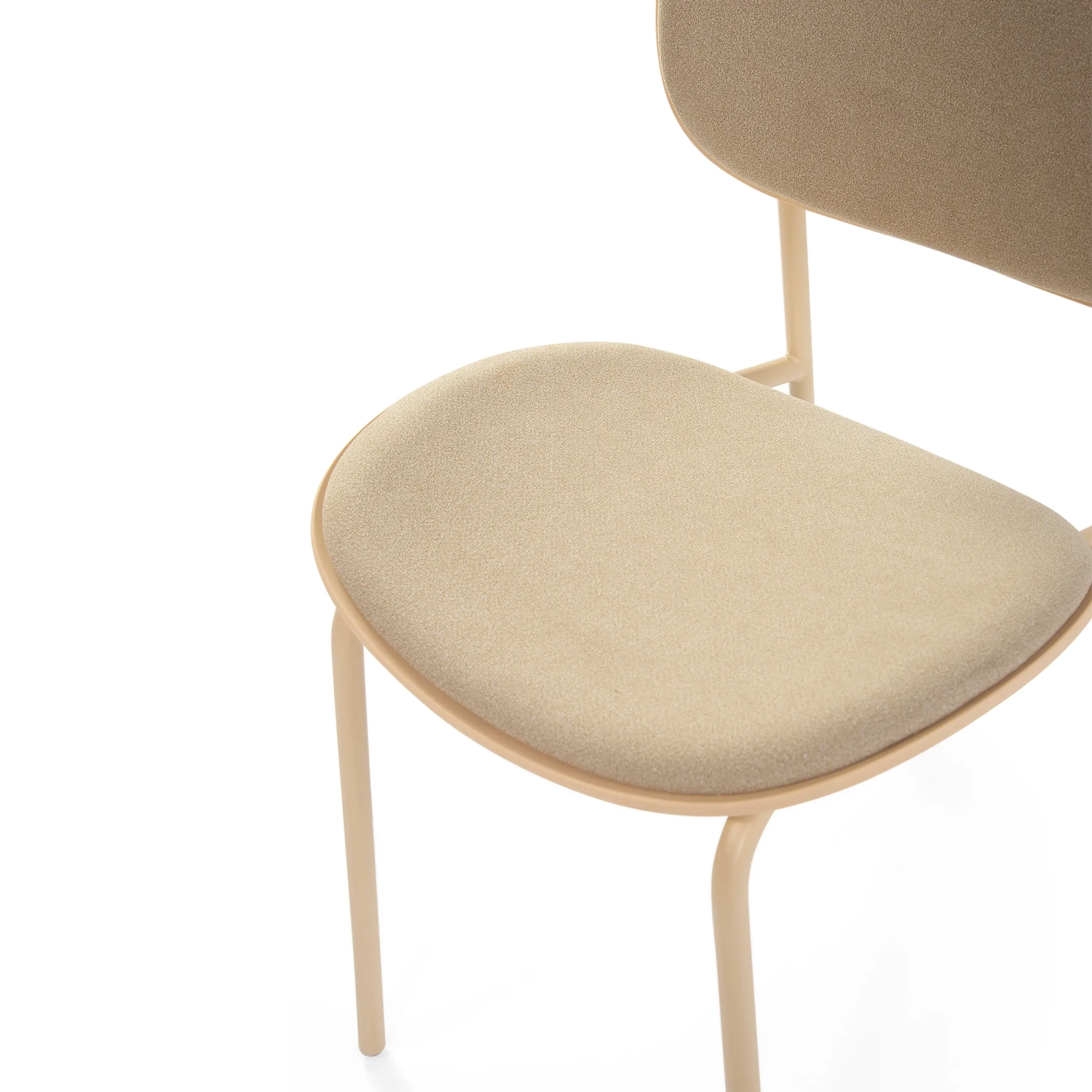 Carlotta – ergonominen, pinottava ruokapöytätuoli | Moderni verhoiltu tuoli