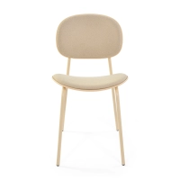 Sedia da pranzo ergonomica impilabile Carlotta | Sedia imbottita moderna