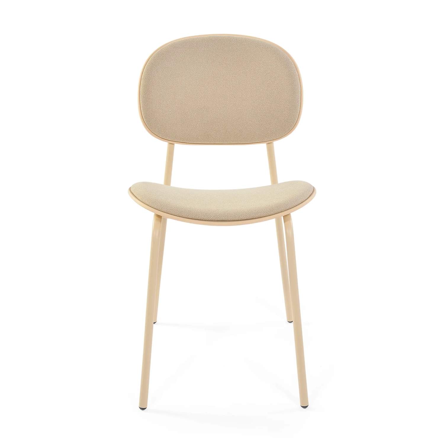 Ergonomická stohovatelná jídelní židle Carlotta | Moderní čalouněná židle