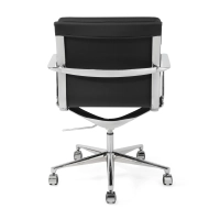 Task Premium Desk Chair | Italian Leather Office Chair with Wheels