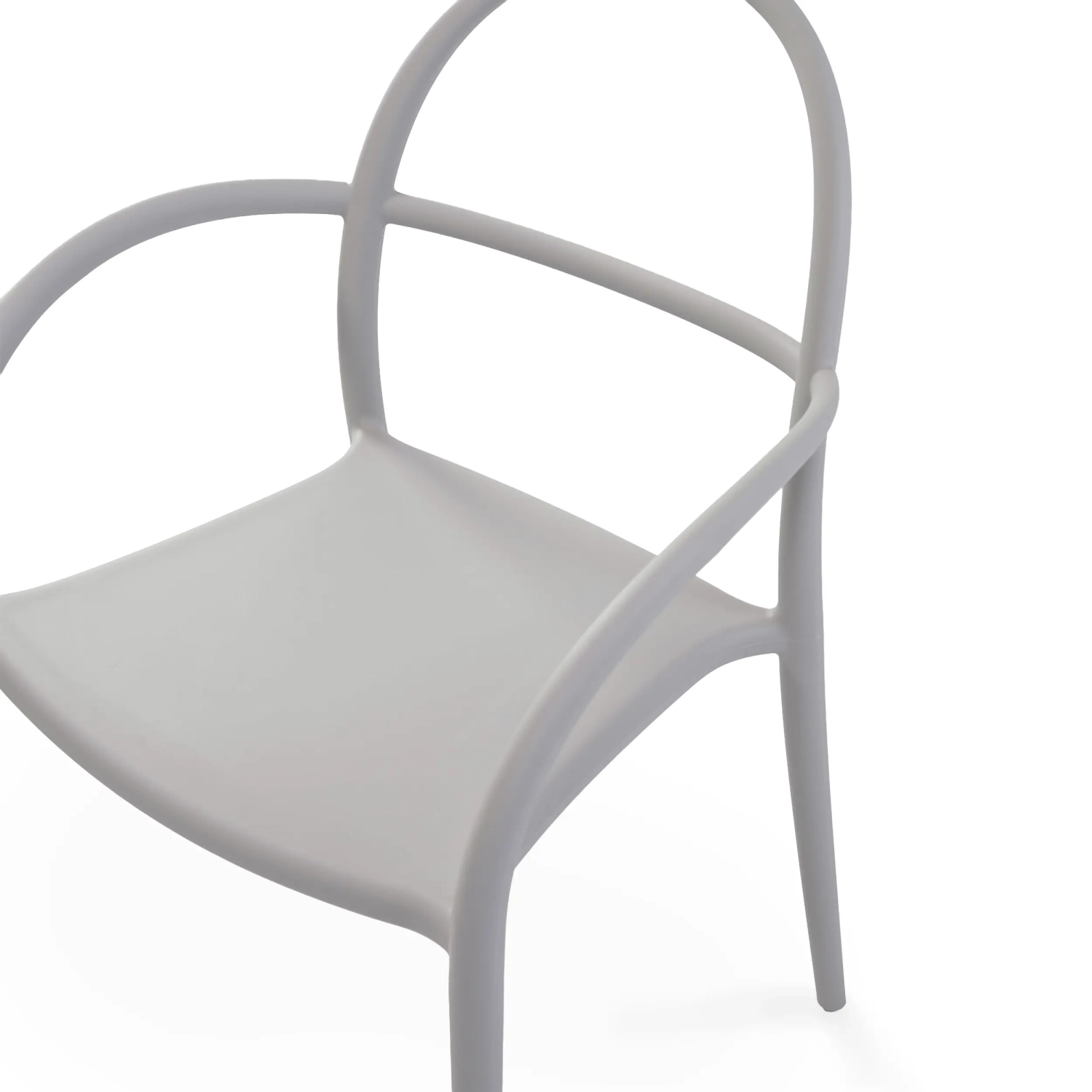Fauteuil d'extérieur design empilable Master | Fauteuil en polypropylène