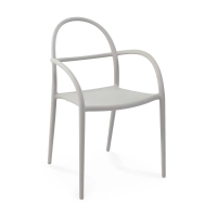 Silla de diseño para exterior apilable Master | Sillón de polipropileno