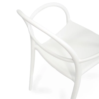 Cadeira de design para exterior empilhável Master | Poltrona em polipropileno