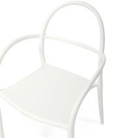 Master – stapelbarer Designer-Stuhl für den Außenbereich | Sessel aus Polypropylen