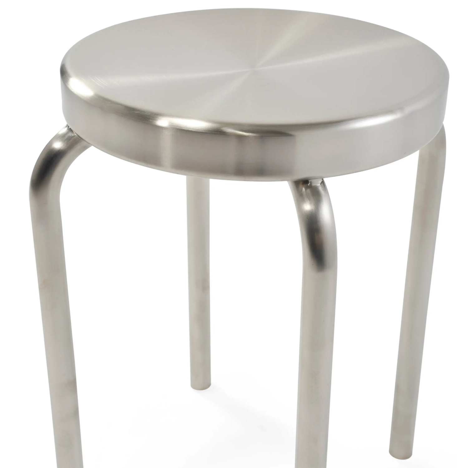 Nízká stolička Delaware z nerezové oceli, 45 cm | Moderní designová stolička