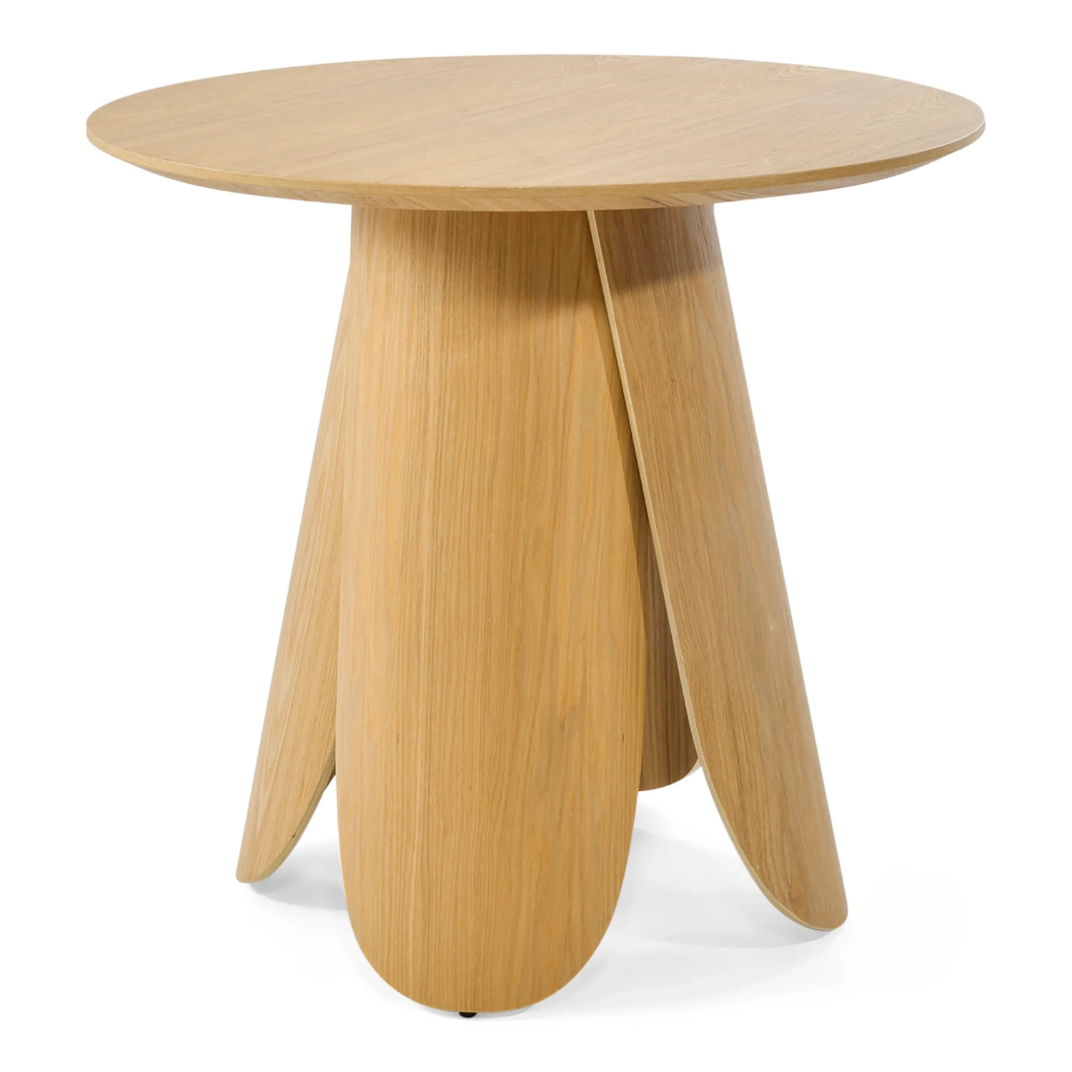 Table de salle à manger ronde de style scandinave en bois de frêne