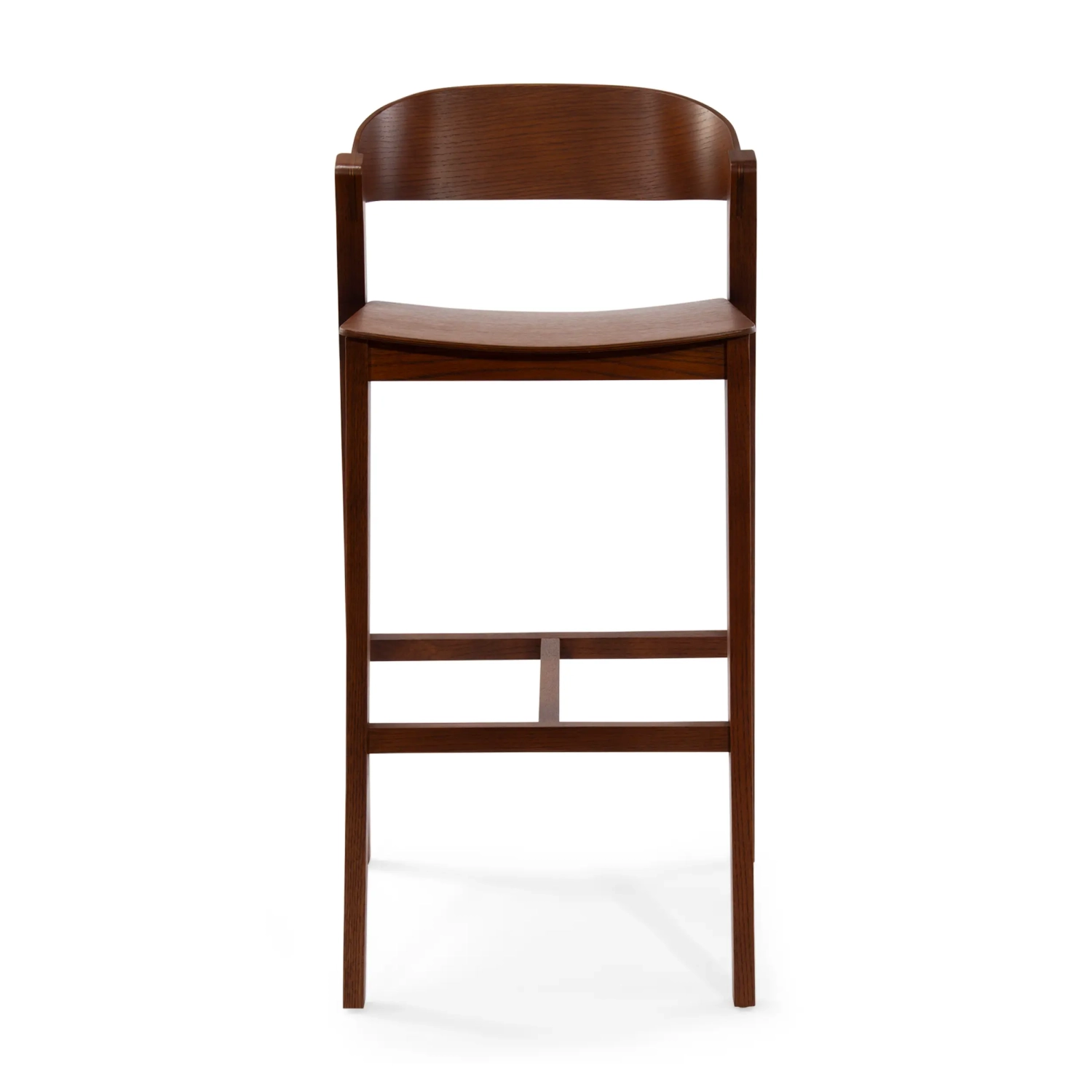Soho Tabouret de bar scandinave 76 cm | Bois de chêne ou de noyer