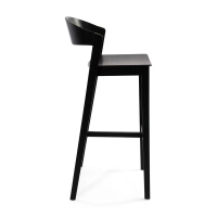 Soho Scandinavian Counter Stool 76 cm | Oak or Walnut Wood