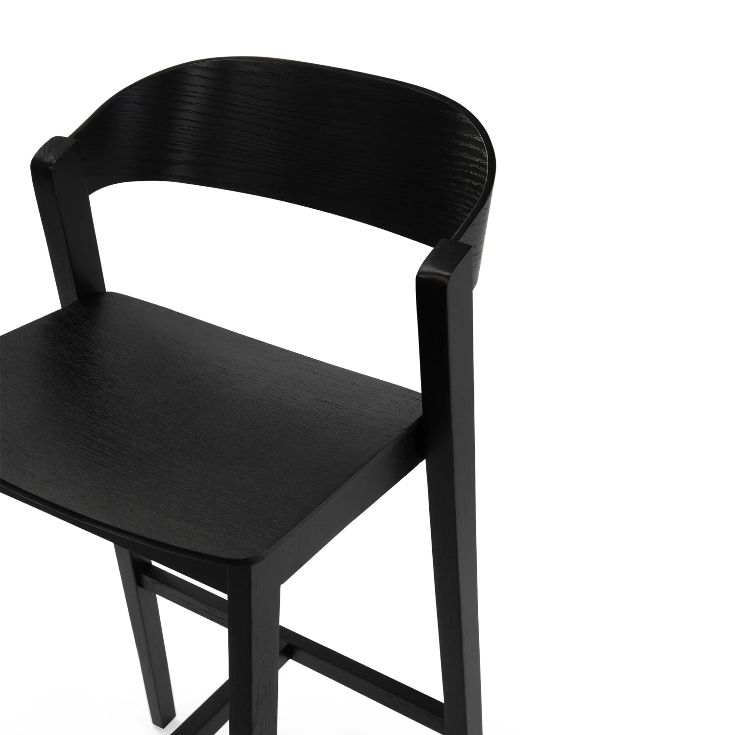 Soho Sgabello da bar in stile scandinavo 76 cm | Legno di rovere o noce