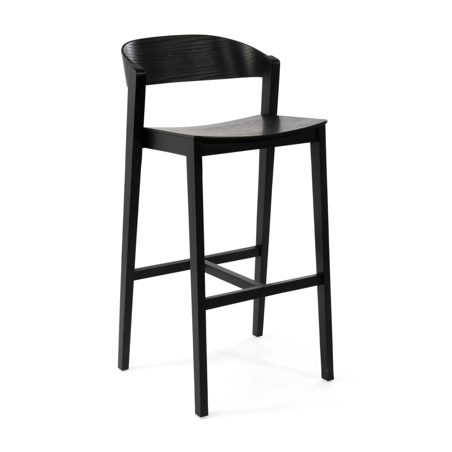 Soho Skandinavisk barstol 76 cm | Ek eller valnöt