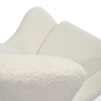 Poltrona a dondolo Nest Bouclé | Poltrona a dondolo di design moderno