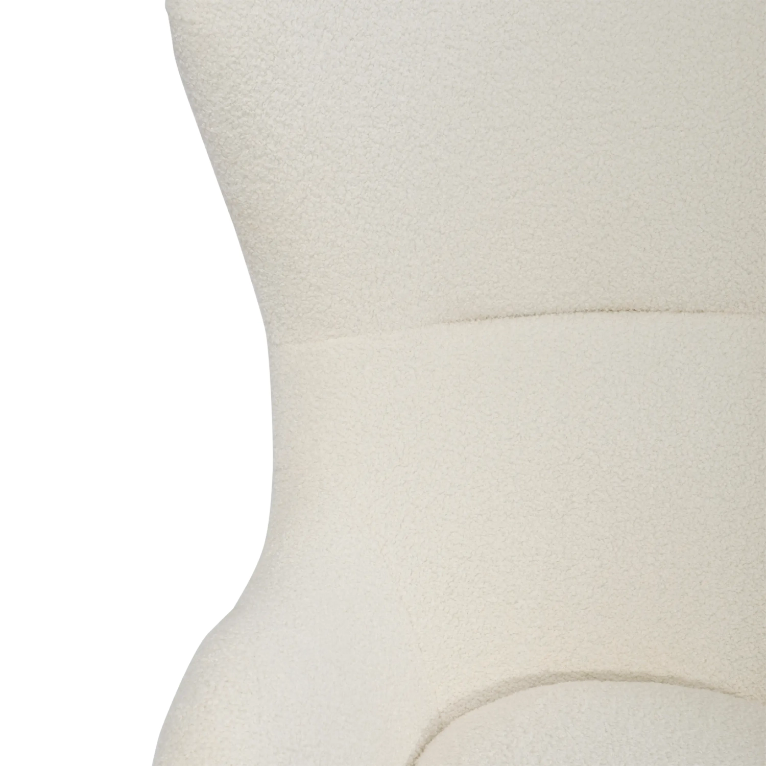 Fotel bujany Nest Bouclé | Nowoczesny designerski fotel bujany